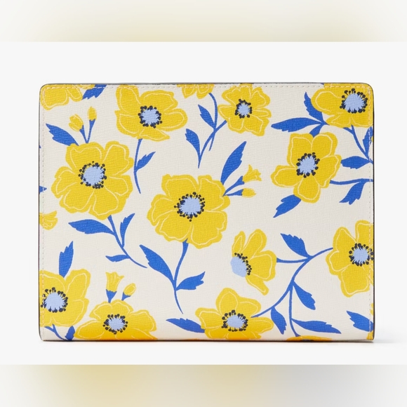 NWT Kate Spade Morgan Sunshine Floral Printed Gusseted Wristlet - Picture 2 of 4